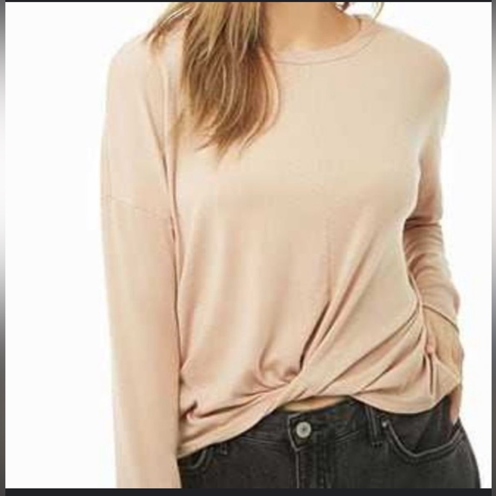 Nude tie top